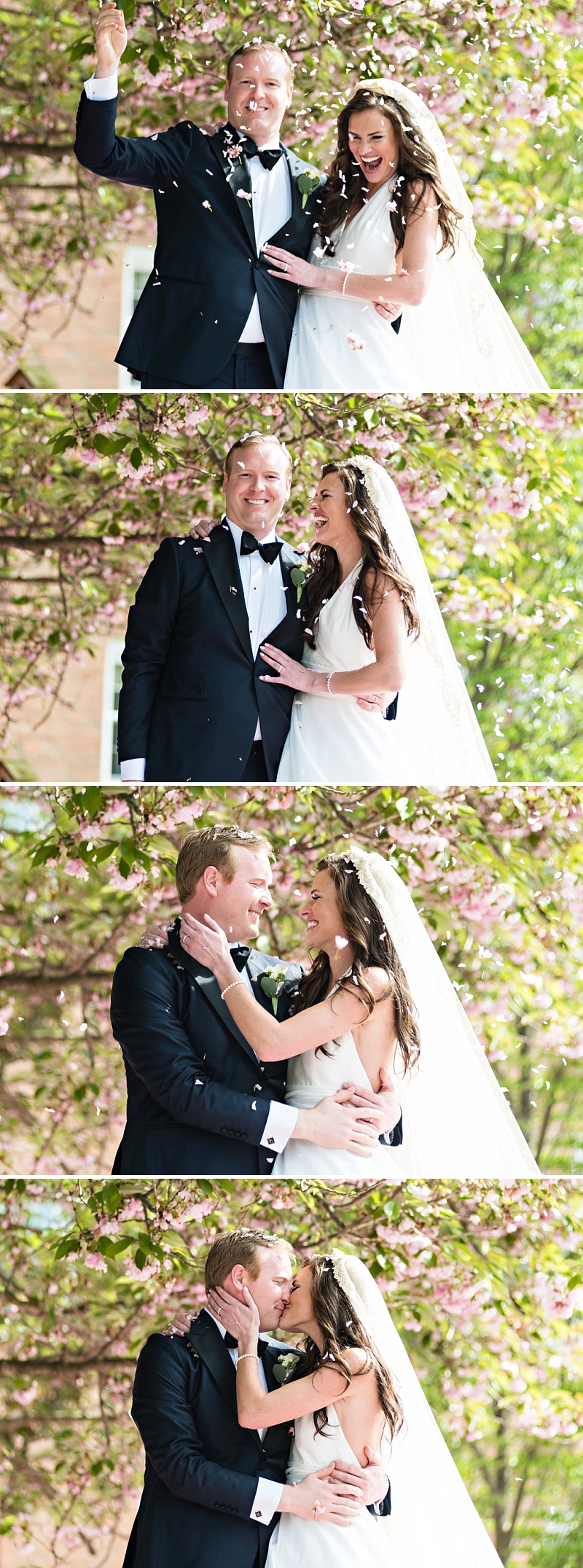 Rumson Country Club wedding cherry blossoms