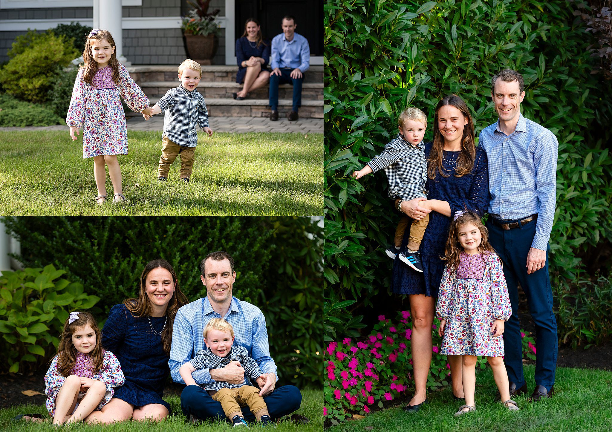 Rumson Brooklyn family portraits in Fair Haven, New Jersey.